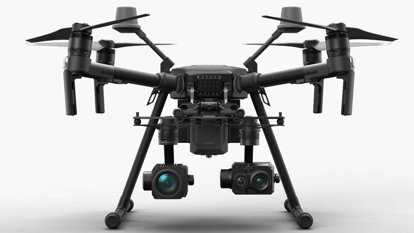Un dron como el que usa la DGT, pero al desnudo. (DJI)
