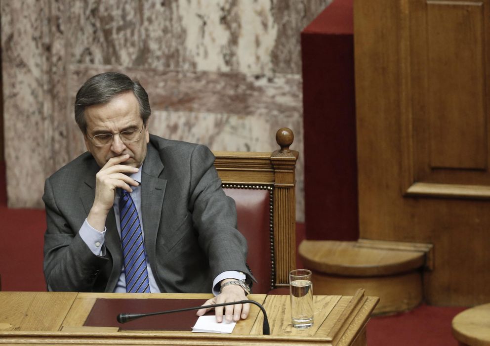 Foto: El primer ministro heleno, Antonis Samaras