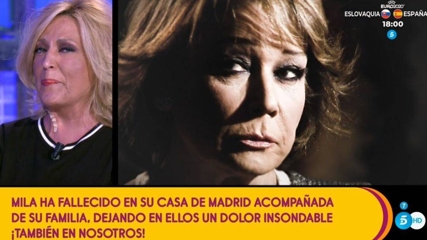 Lydia Lozano, en 'Sálvame'. (Mediaset España)