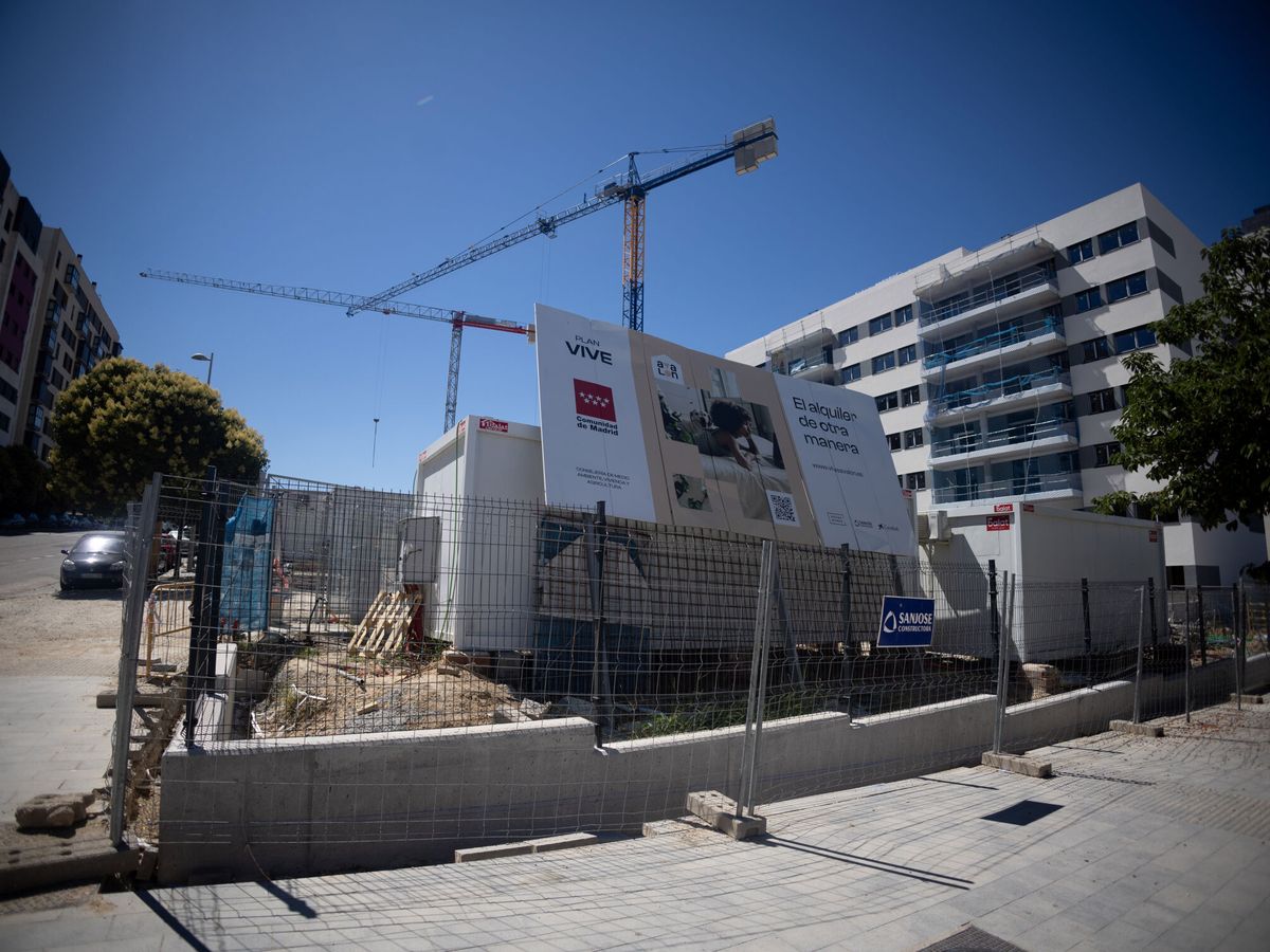 Foto: El edificio de viviendas en construcción. (Europa Press/Eduardo Parra)