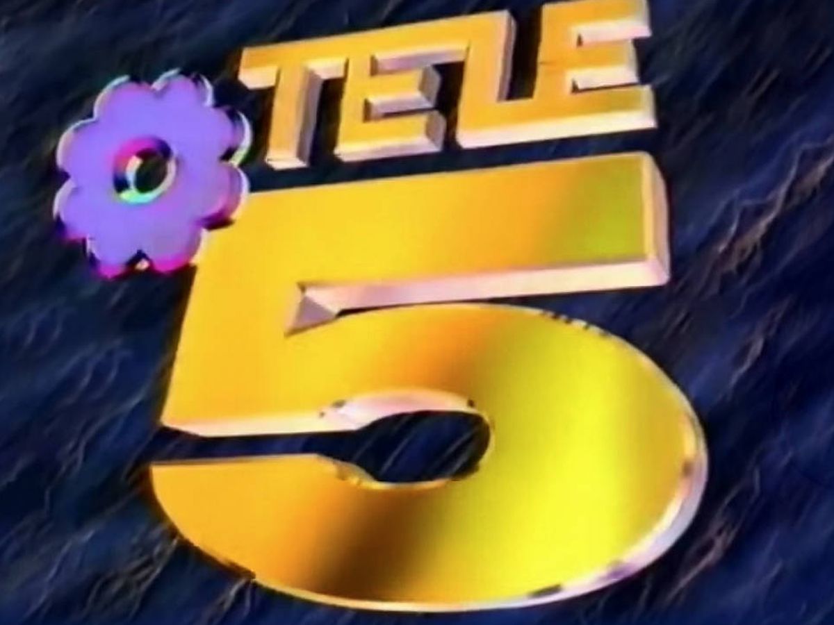 Foto: Logotipo de la primera etapa de Telecinco. (Mediaset)