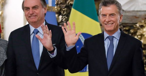 Foto: Los presidentes de Argentina, Mauricio Macri, y Brasil, Jair Bolsonaro. (EFE)