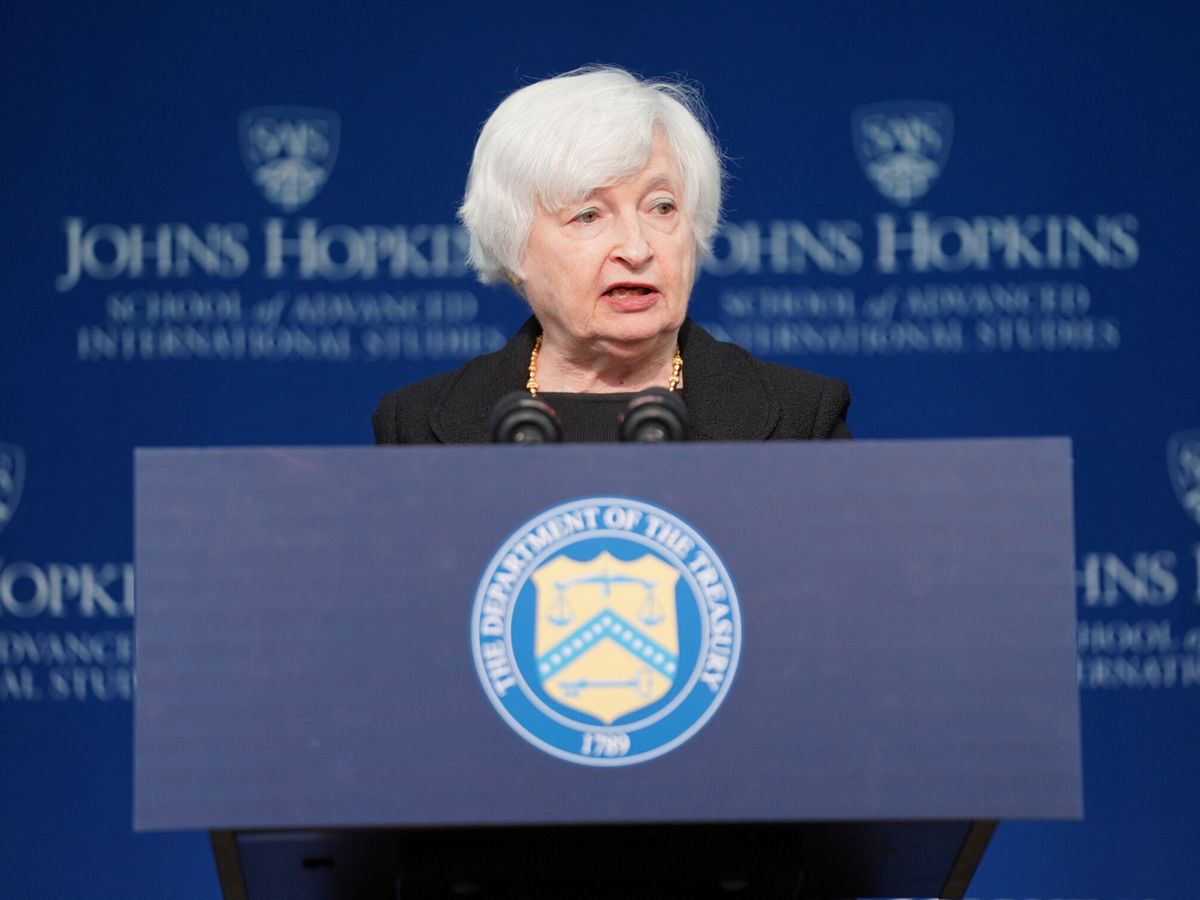 Foto: La secretaria del Tesoro estadounidense, Janet Yellen. (Reuters/Sarah Silbiger)