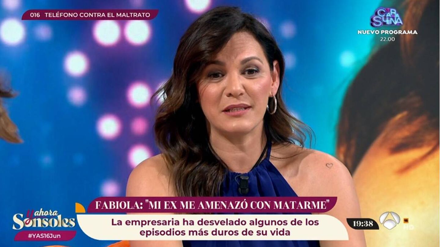 Fabiola Martínez en 'Y ahora, Sonsoles'. (Atresmedia)