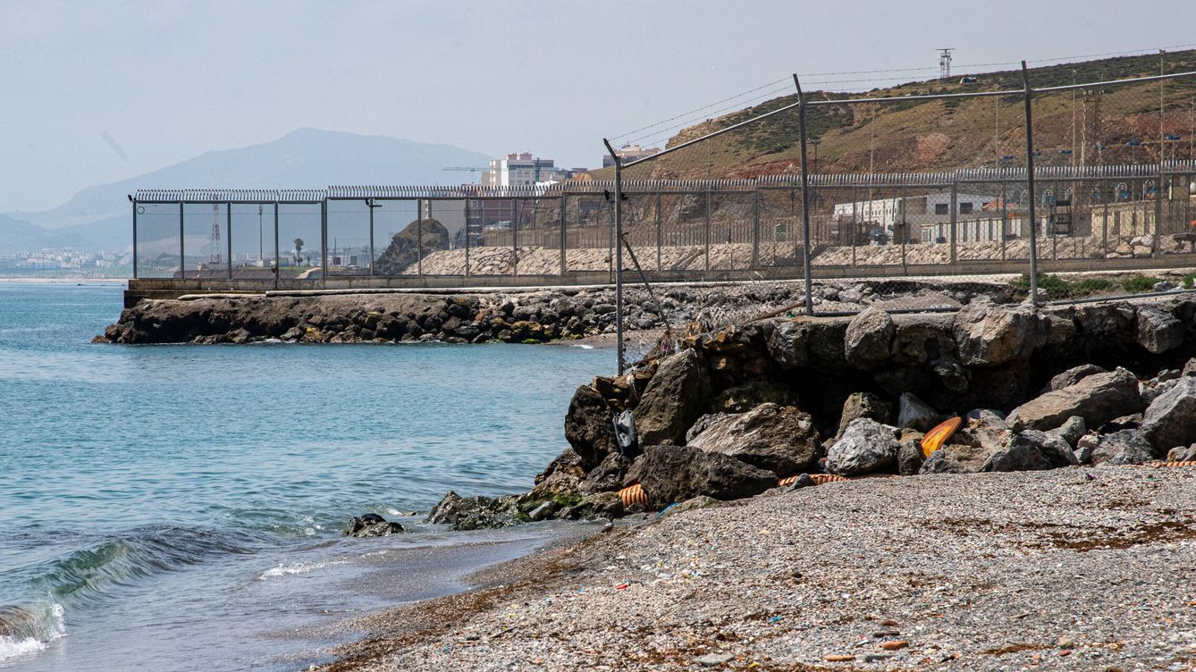 Foto: Frontera de Ceuta. (J. S.)