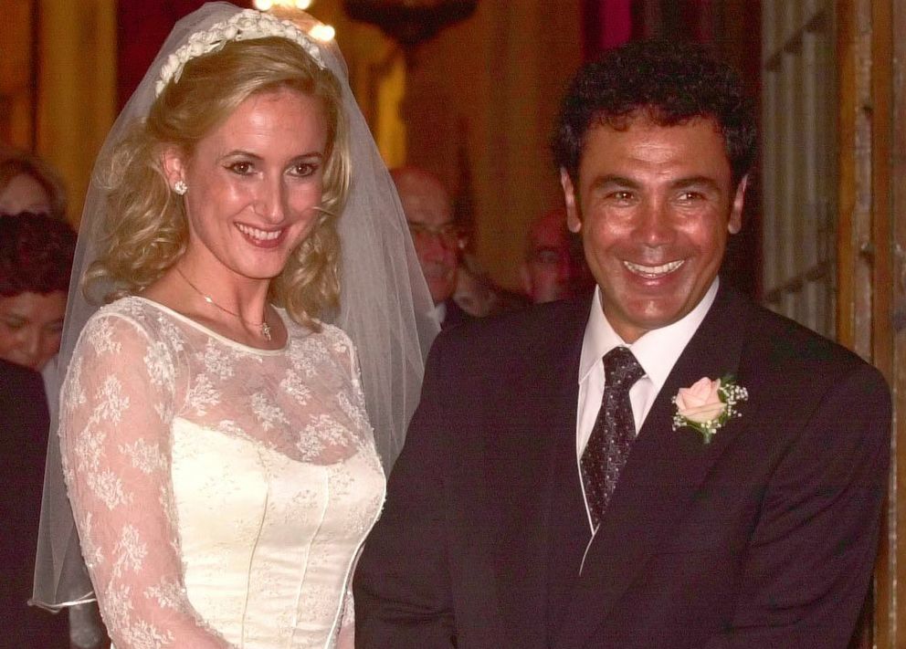 Hugo Sánchez padre, el día de su boda con Isabel Martín (Gtres)