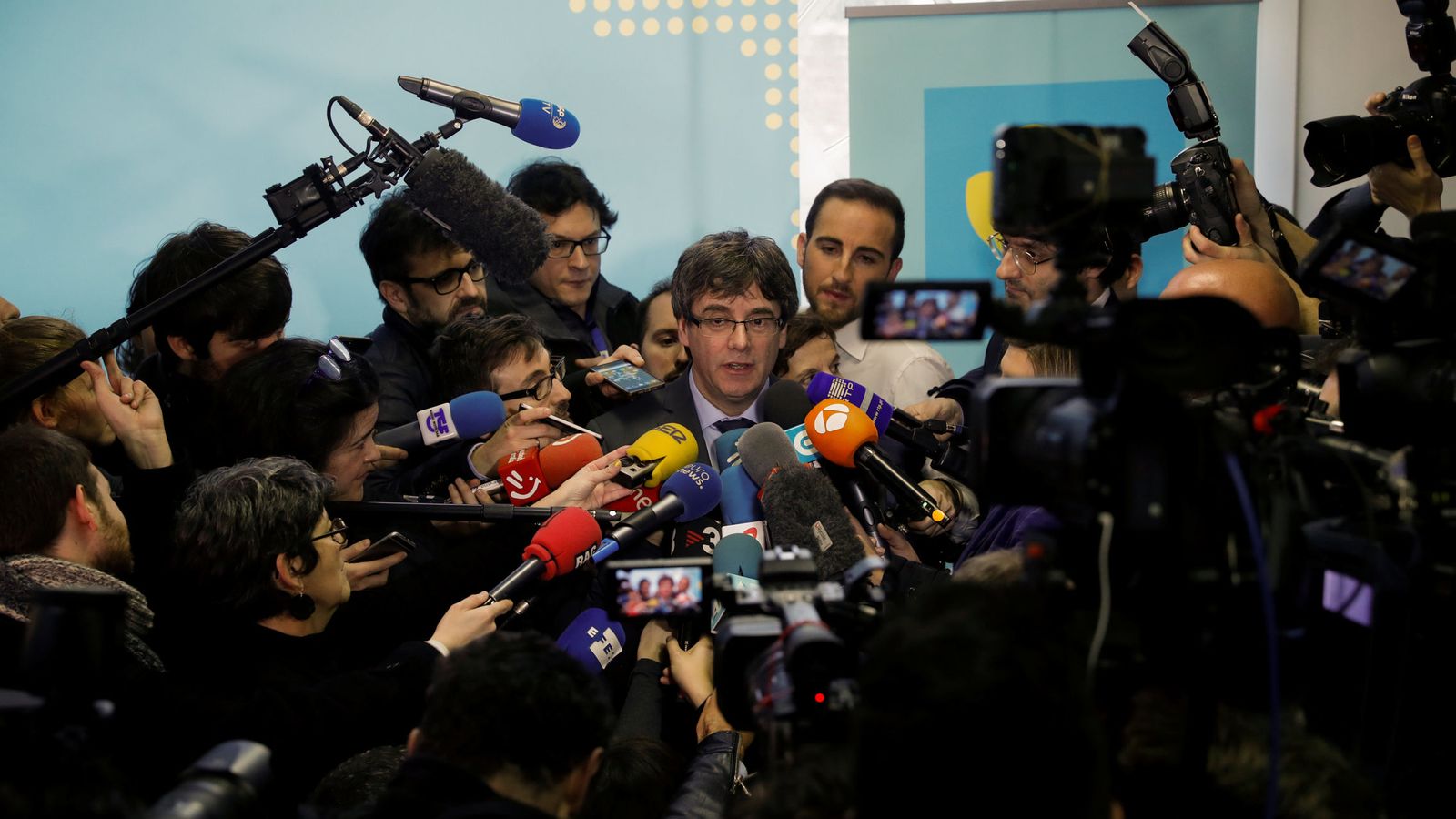 Foto: Puigdemont, el pasado 24 de enero, en Bruselas. (Reuters)