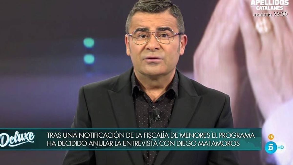 La Fiscalía de Menores prohíbe a Telecinco entrevistar a Diego Matamoros en el 'Deluxe'