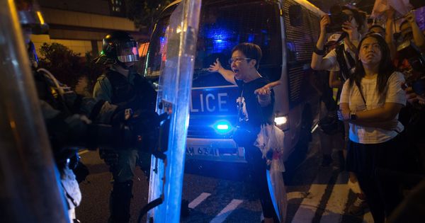 Foto: Manifestantes en Hong Kong (EFE)