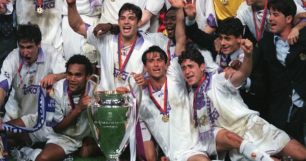 Foto: El Real Madrid celebra la séptima Copa de Europa conseguida en 1998. (Imago)