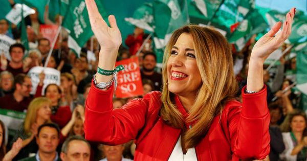 Foto: Susana Díaz, en la recta final de las elecciones de Andalucía en 2018. (Reuters)