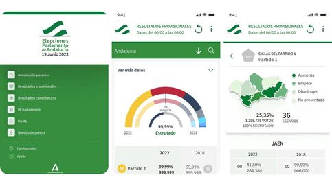 Esta es la app oficial para seguir las elecciones de Andalucía 2022 del 19J