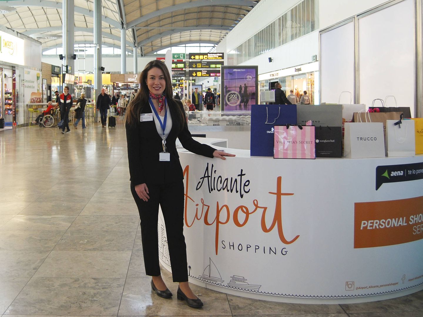 Servicio de 'personal shopper' en el Aeropuerto de Alicante-Elche.