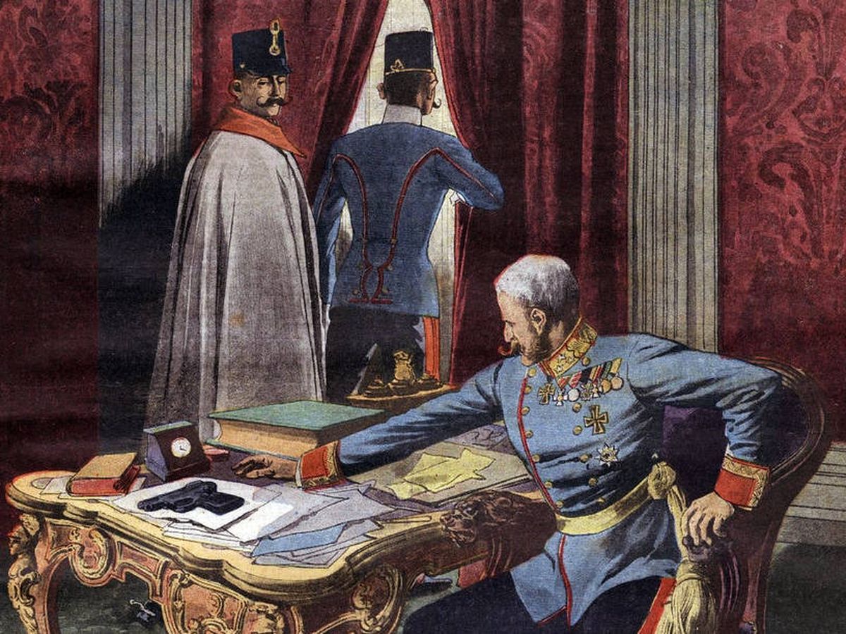 Foto: El coronel Redl en una Ilustración de Le Figaro