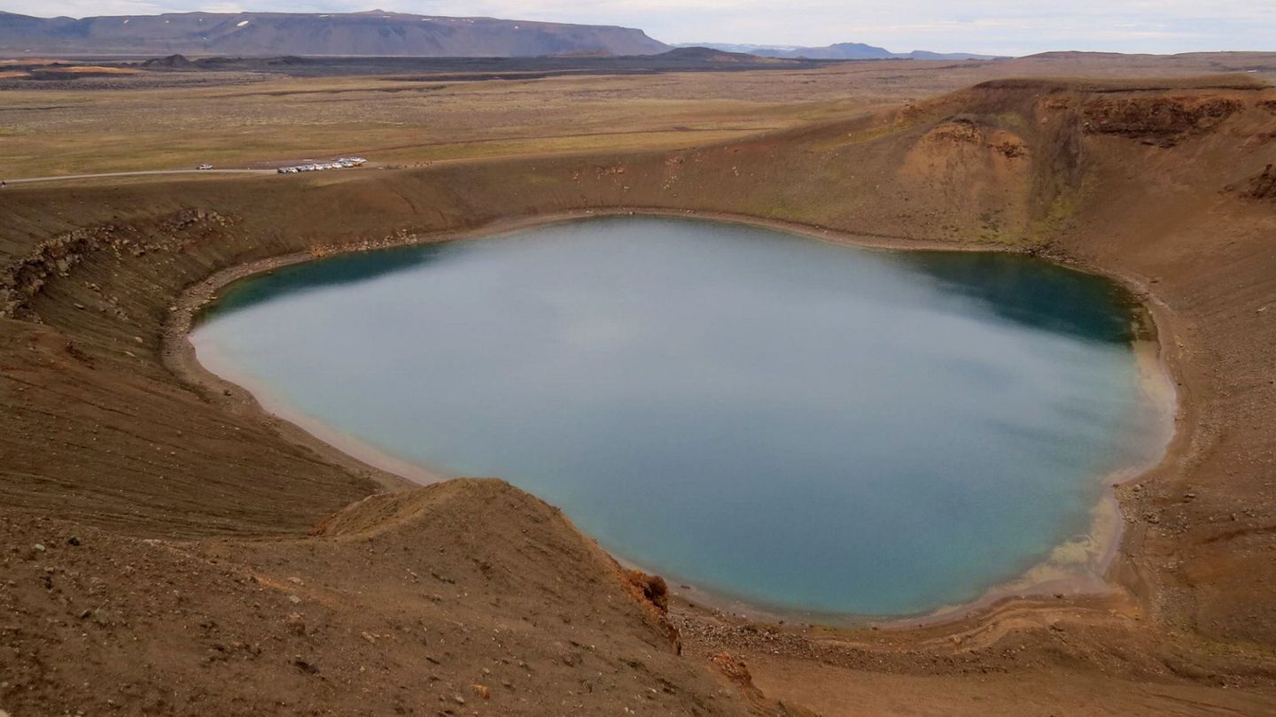 El crater del volcán Krafla. (REUTERS - Lefteris Karagiannopoulos)