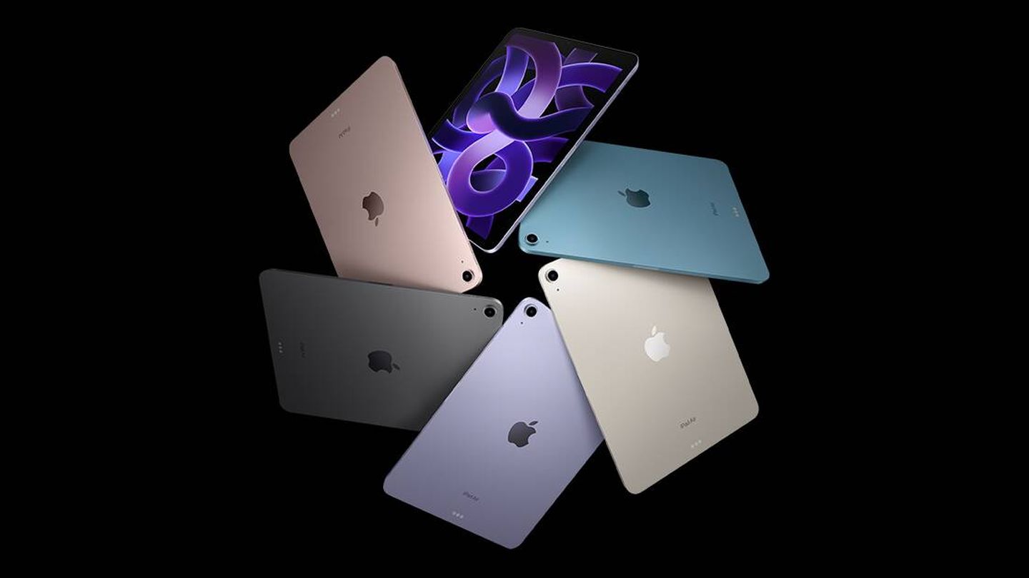 El nuevo modelo de iPad Air 6, anunciado por Apple en el evento 'Let Loose'.