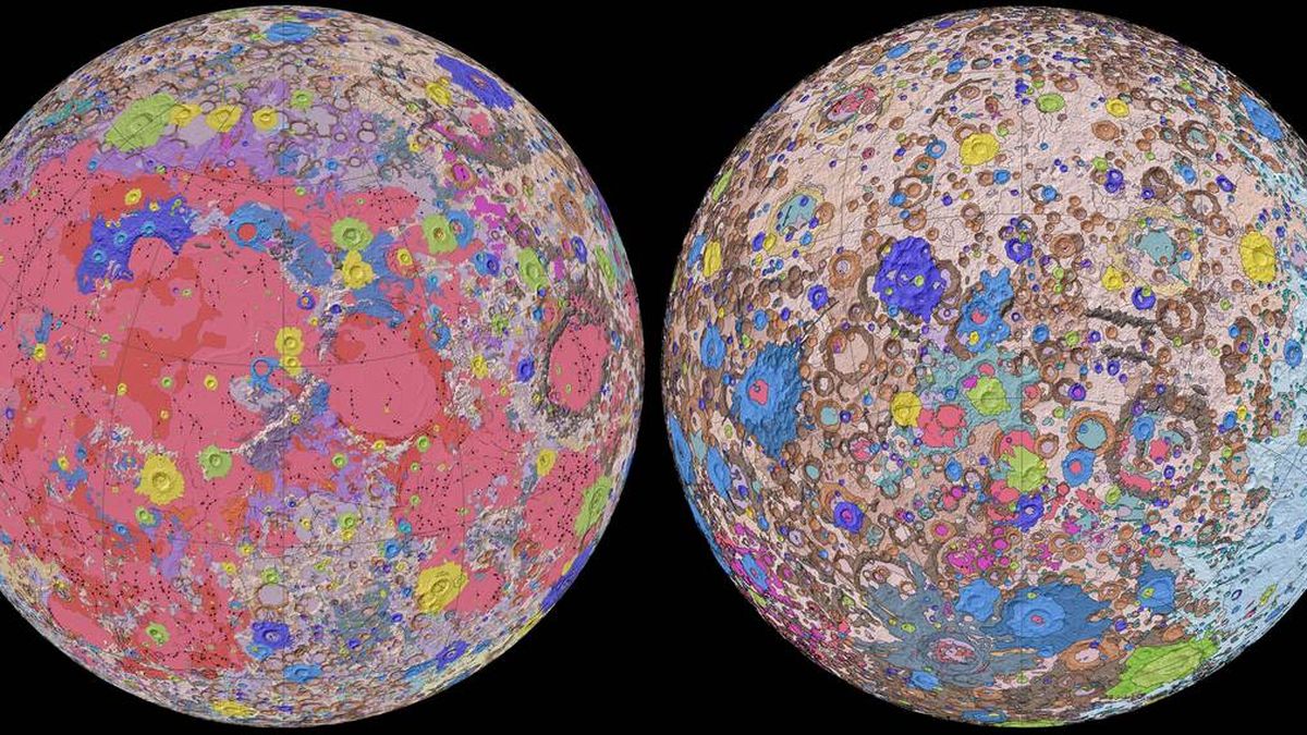 El primer mapa geológico unificado de la Luna ayudará para volver al satélite