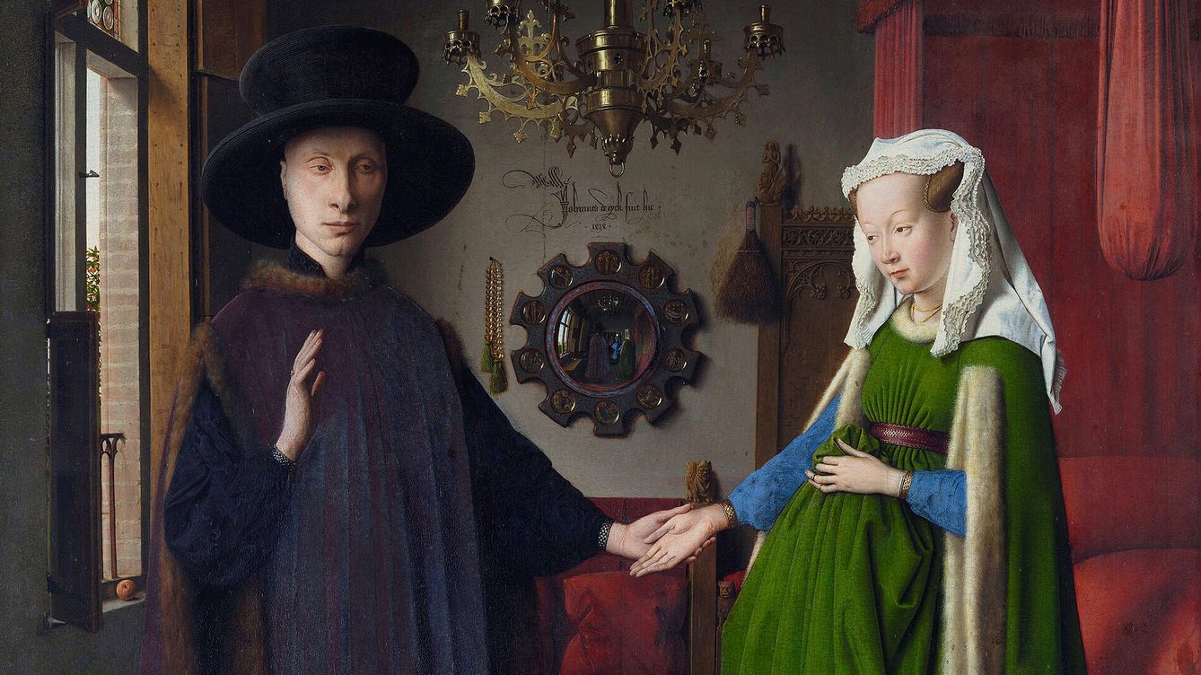 Foto: 'El matrimonio Arnolfini', de Jan Van Eyck.