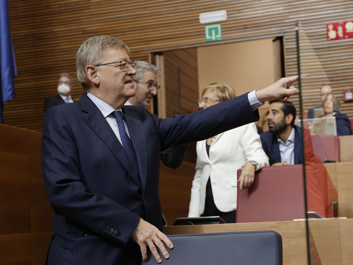 Foto: Ximo Puig, en el debate de política general en las Cortes valencianas. (EFE/Manuel Bruque)