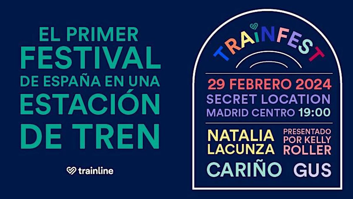 El festival de música secreto y gratuito que se celebrará hoy en una estación de tren en Madrid: así será el Trainfest
