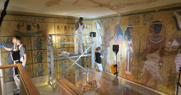 Foto: La tumba de Tutankamón ha necesitado más de diez años de restauración (Foto: Fundación J. Paul Getty)