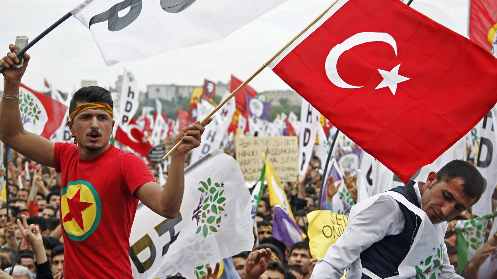 Foto: Campaña electoral en Turquía (EFE)