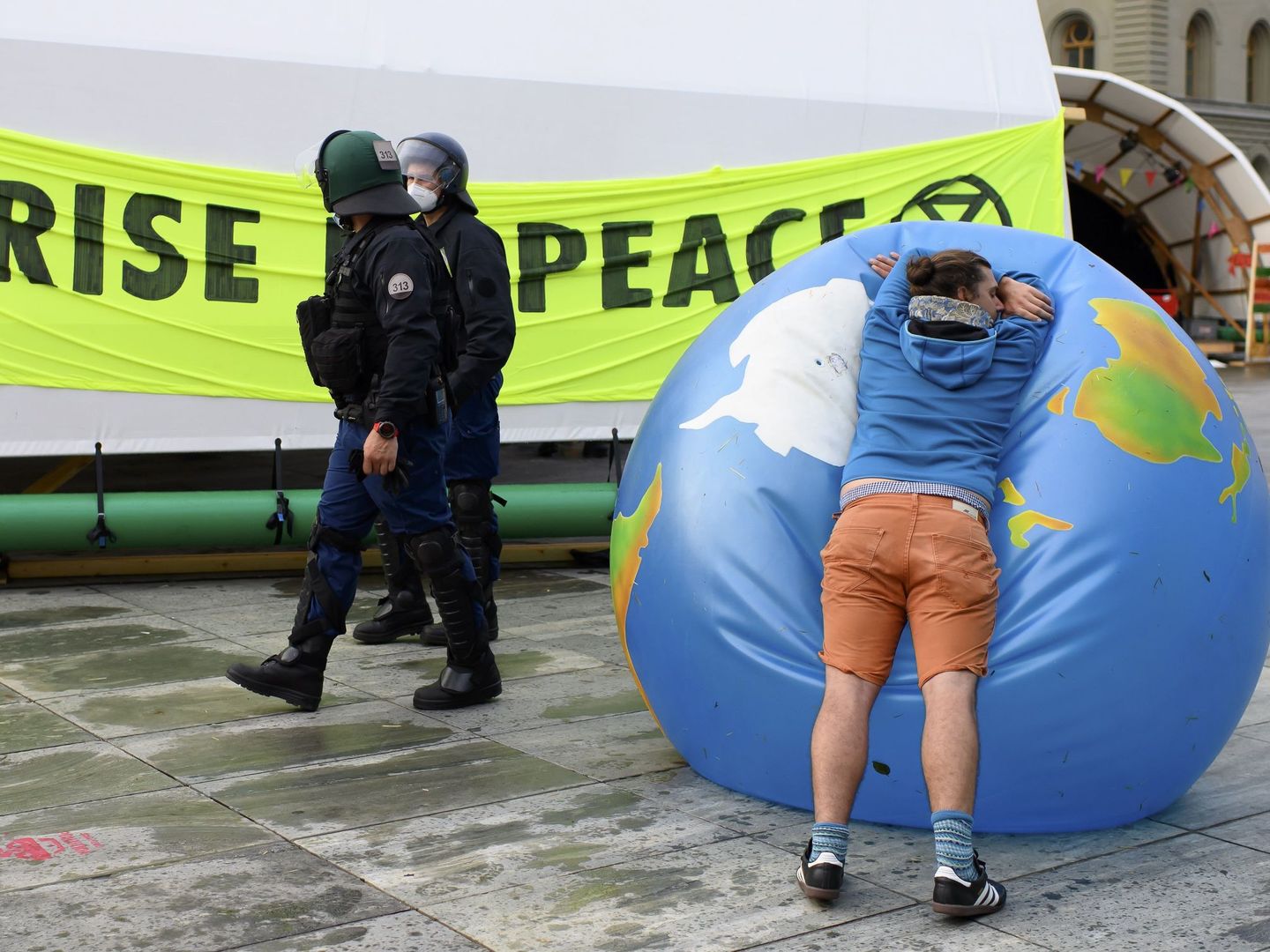 Protestas contra la inacción por el cambio climático. (EFE/Anthony Anex)