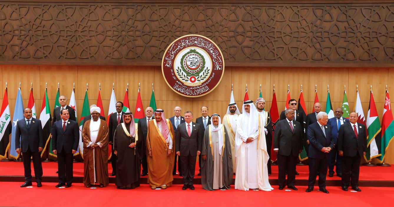 Cumbre de la Liga Árabe en Jordania, el 29 de marzo de 2017. (Reuters)