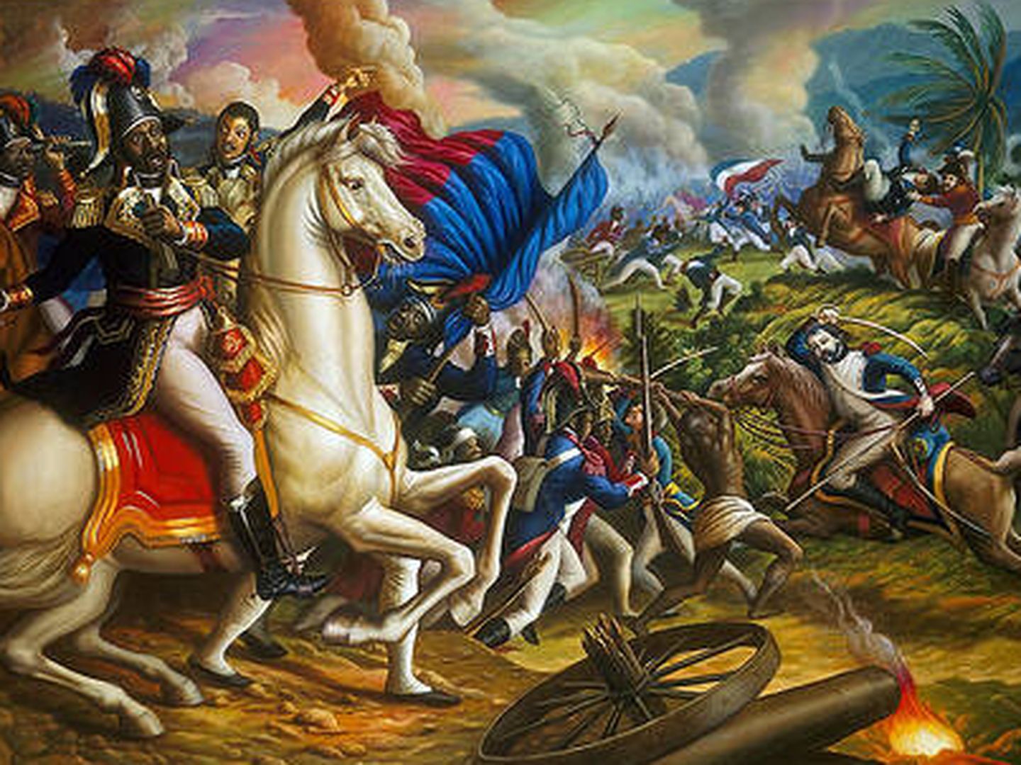 'La batalla de Vertières', de Jean-Pierre Ulrick.