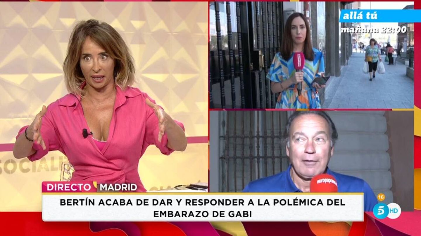 La presentadora de 'Socialité', María Patiño. (Mediaset)