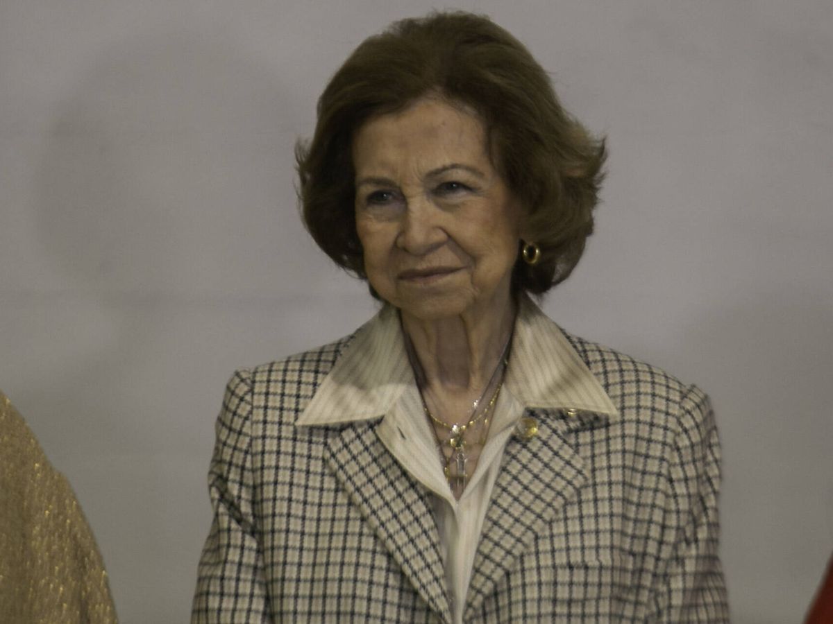 Foto: La reina Sofía durante su visita a la sede lucense de Banco de Alimentos (Gtres)