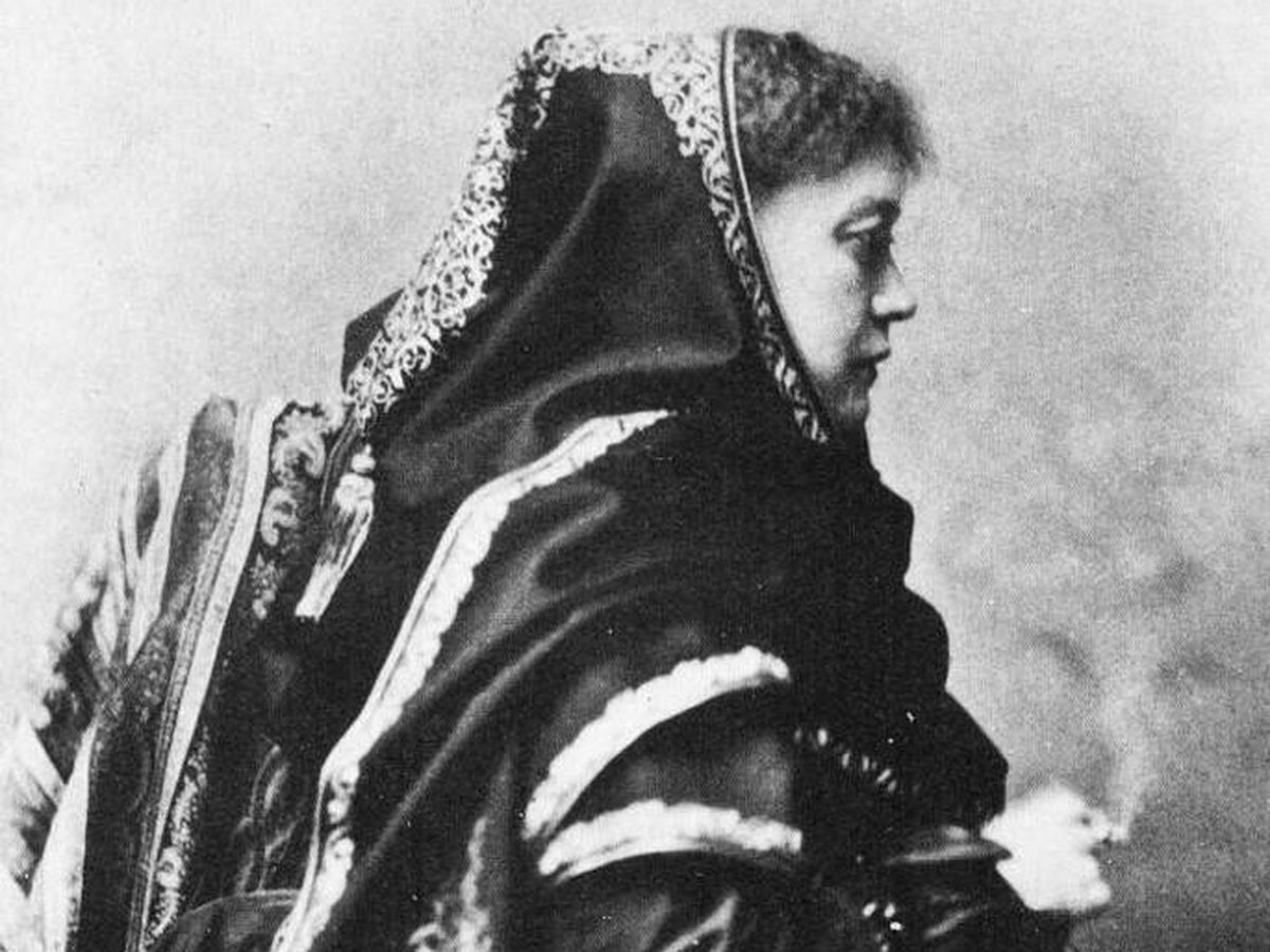 Foto: Retrato de Helena Blavatsky, más conocida como Madame Blavatsky, en 1875. (Wikimedia)