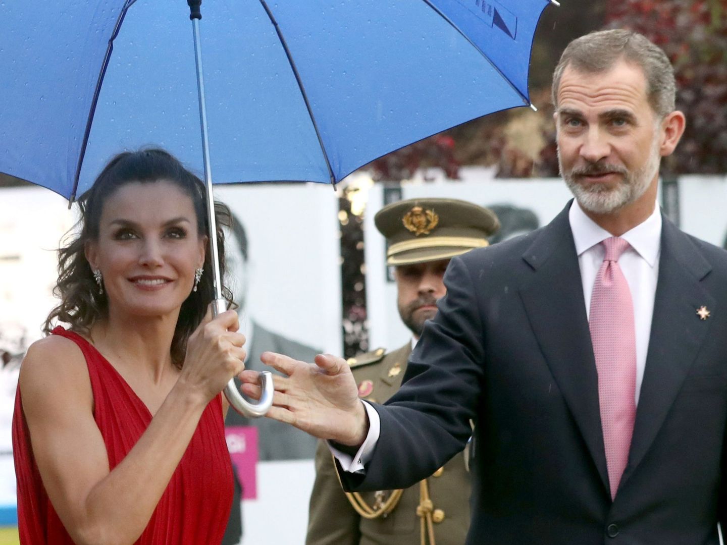 Los Reyes Felipe y Letizia en la ceremonia de entrega de los Premios Fundación Princesa de Girona. 