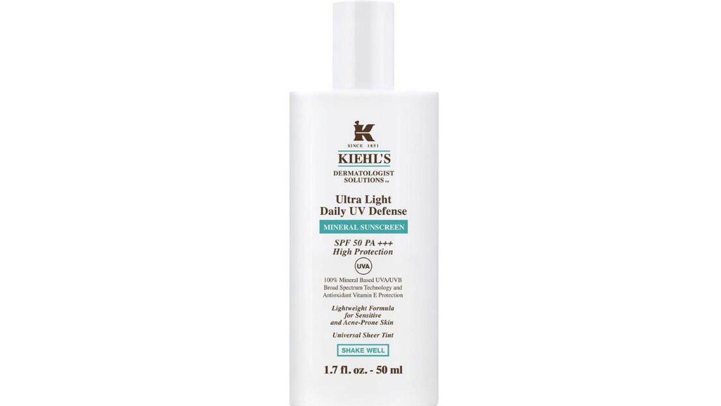 Ultra Light Daily UV Defense Mineral Sunscreen de Keihl’s.