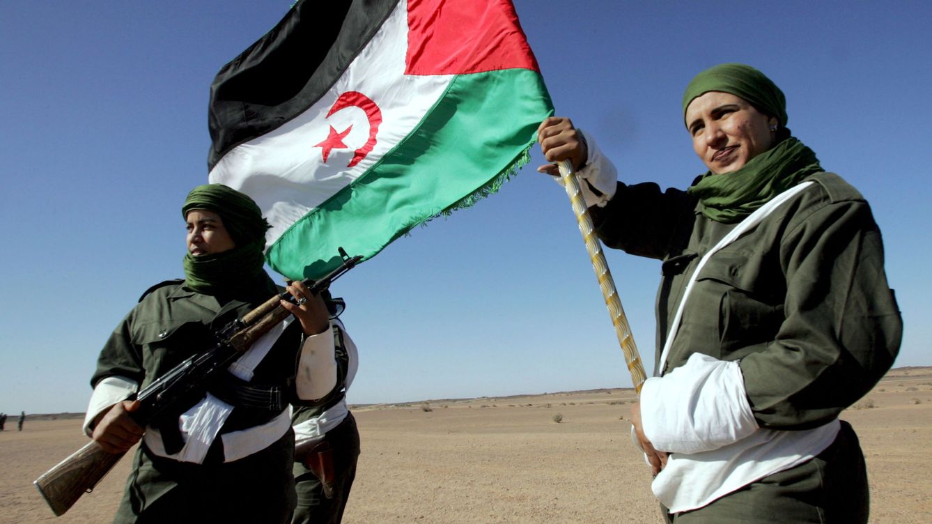 Foto: Imagen de archivo de dos mujeres del Frente Polisario. (EFE)