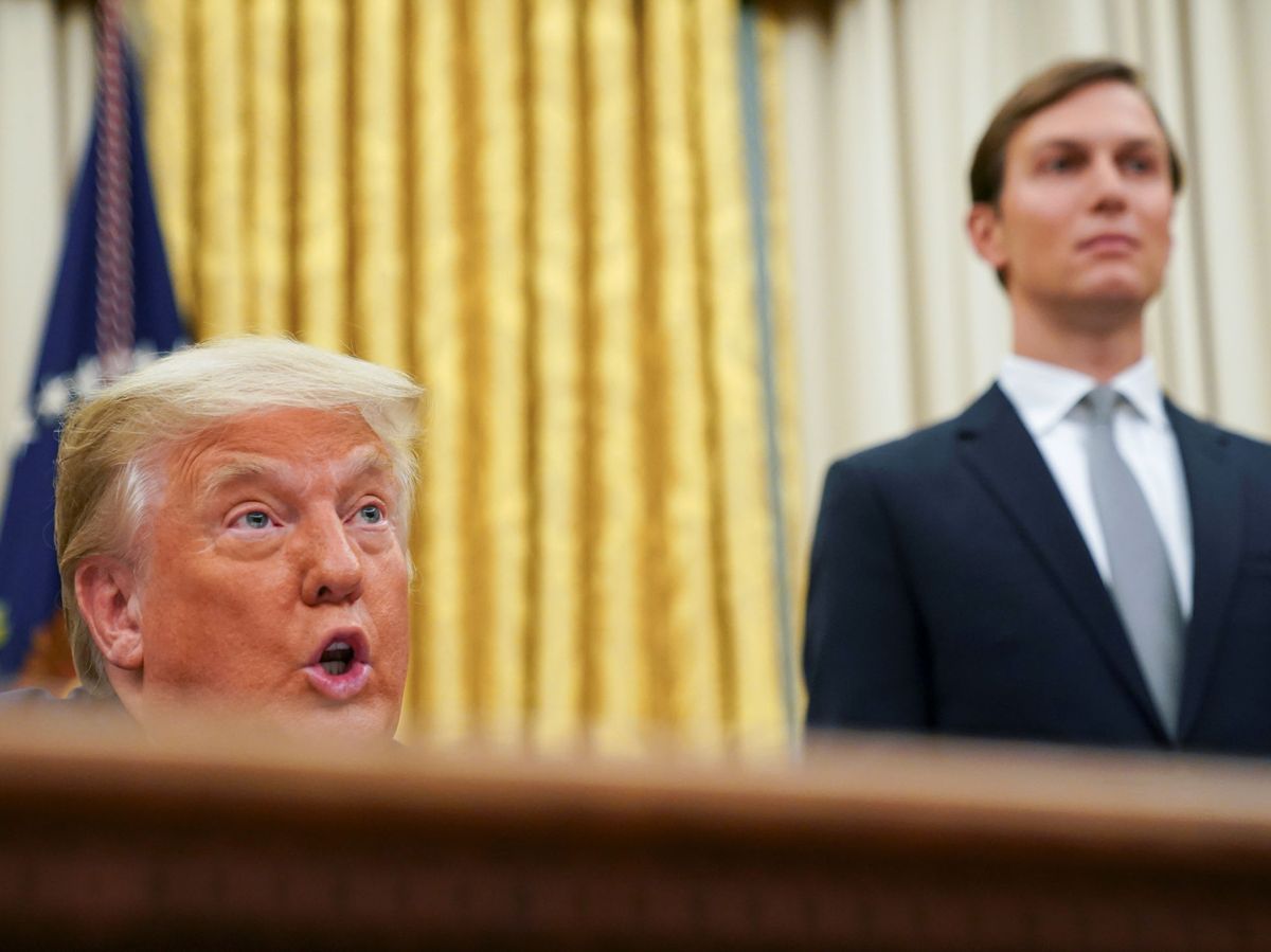Foto: Donald Trump y Jared Kushner. (Reuters)