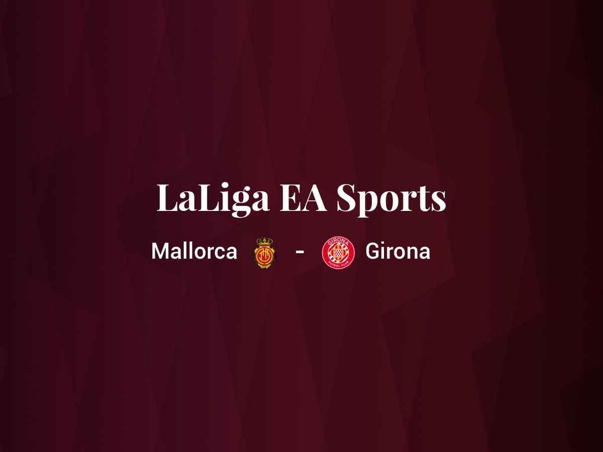 Foto: Resultados Mallorca - Girona de LaLiga EA Sports (C.C./Diseño EC)