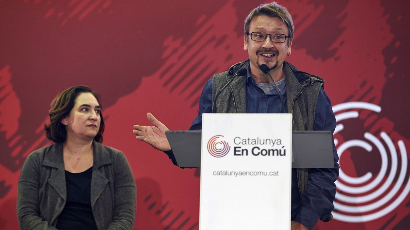 El cabeza de lista de Catalunya en Comú-Podem (CatComú-Podem), Xavier Domènech. (EFE)