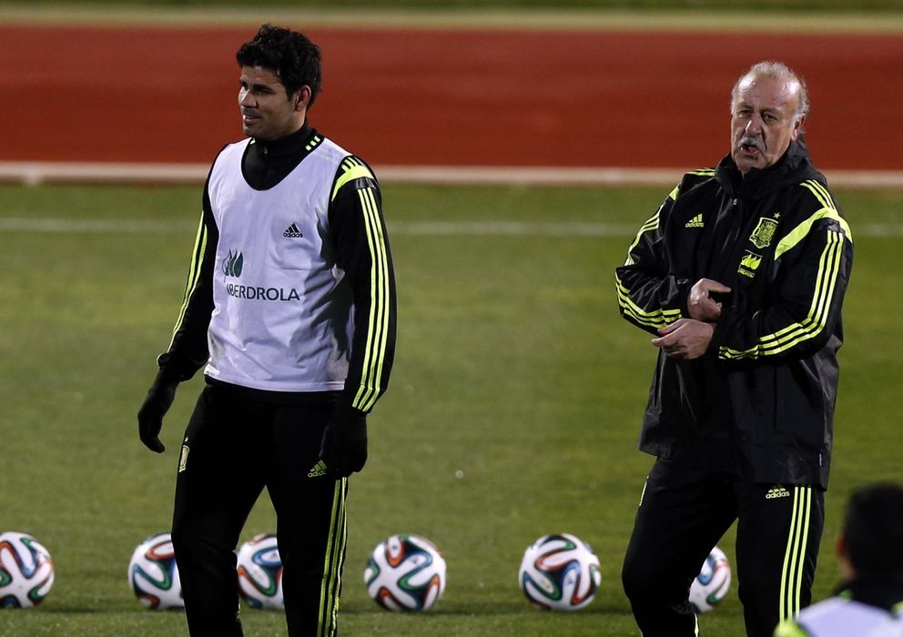 Foto: Del Bosque aún tiene dudas sobre si llamará a Diego Costa para el Mundial de Brasil.
