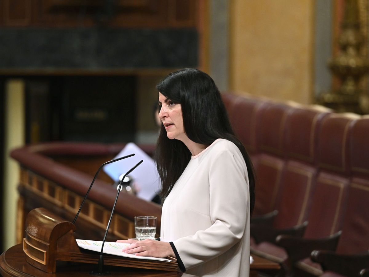 Foto: Macarena Olona (Vox) es la que más preguntas ha hecho esta legislatura. (EFE)