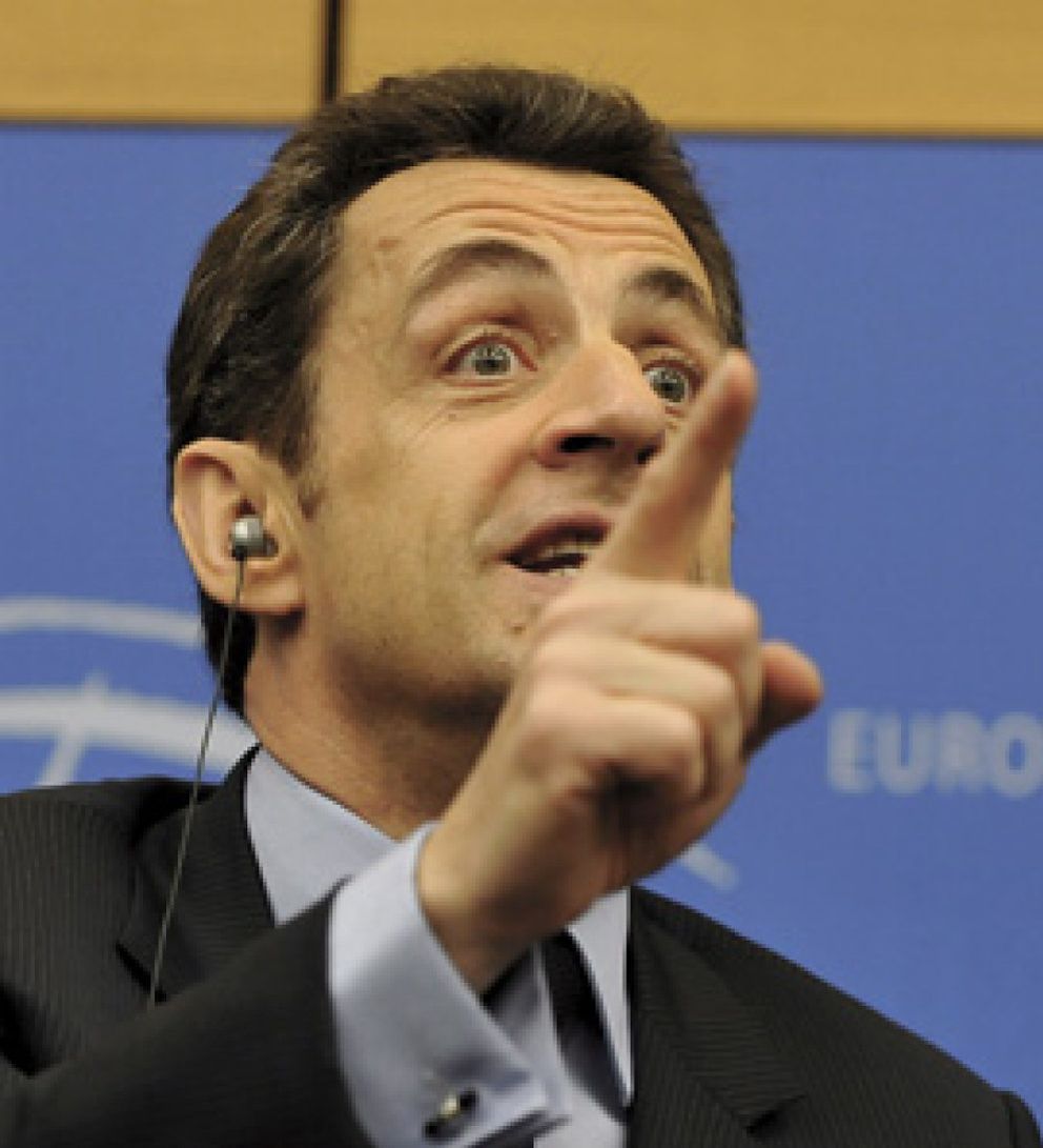 Foto: Sarkozy pide la "interrupción inmediata" de la violencia en Israel y Gaza