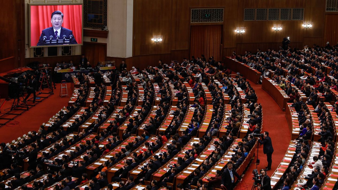 Congreso del Partido Comunista Chino con Xi Jinping al frente. (Reuters)