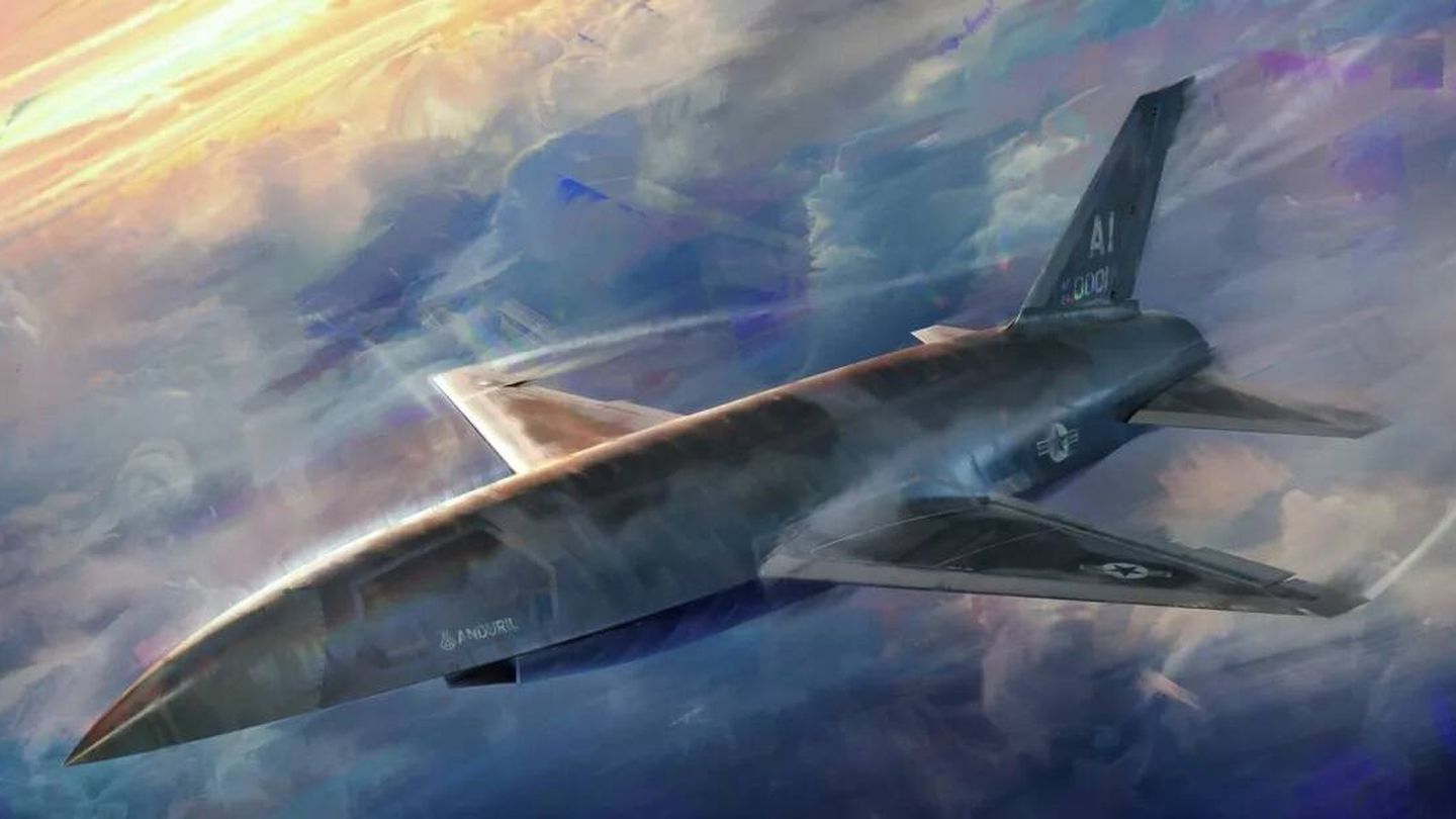 Concepto de la propuesta de Anduril para el programa Combat Collaborative Aircraft de la USAF. (Anduril)