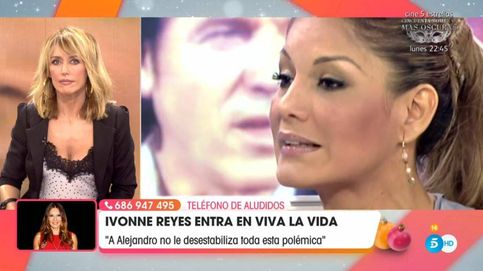 Ivonne Reyes irrumpe en directo en 'Viva la vida': Yo no hubiera hecho esa pregunta