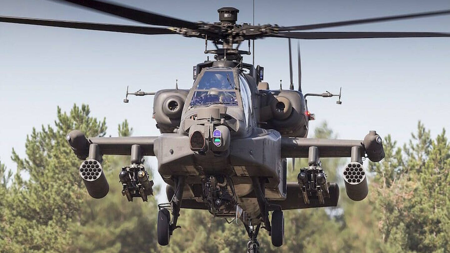 Un AH-64 Apache armado hasta los dientes (US Army).