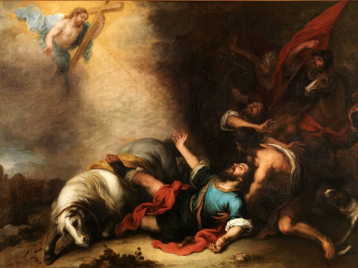 Foto: 'La conversión de san Pablo' (1675-1682), de Murillo.