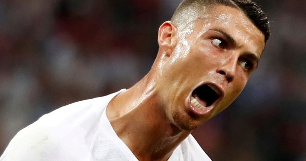Foto: Cristiano Ronaldo, en ebullición, durante el partido en el que Portugal cayó eliminada contra Uruguay en el Mundial. (Reuters)