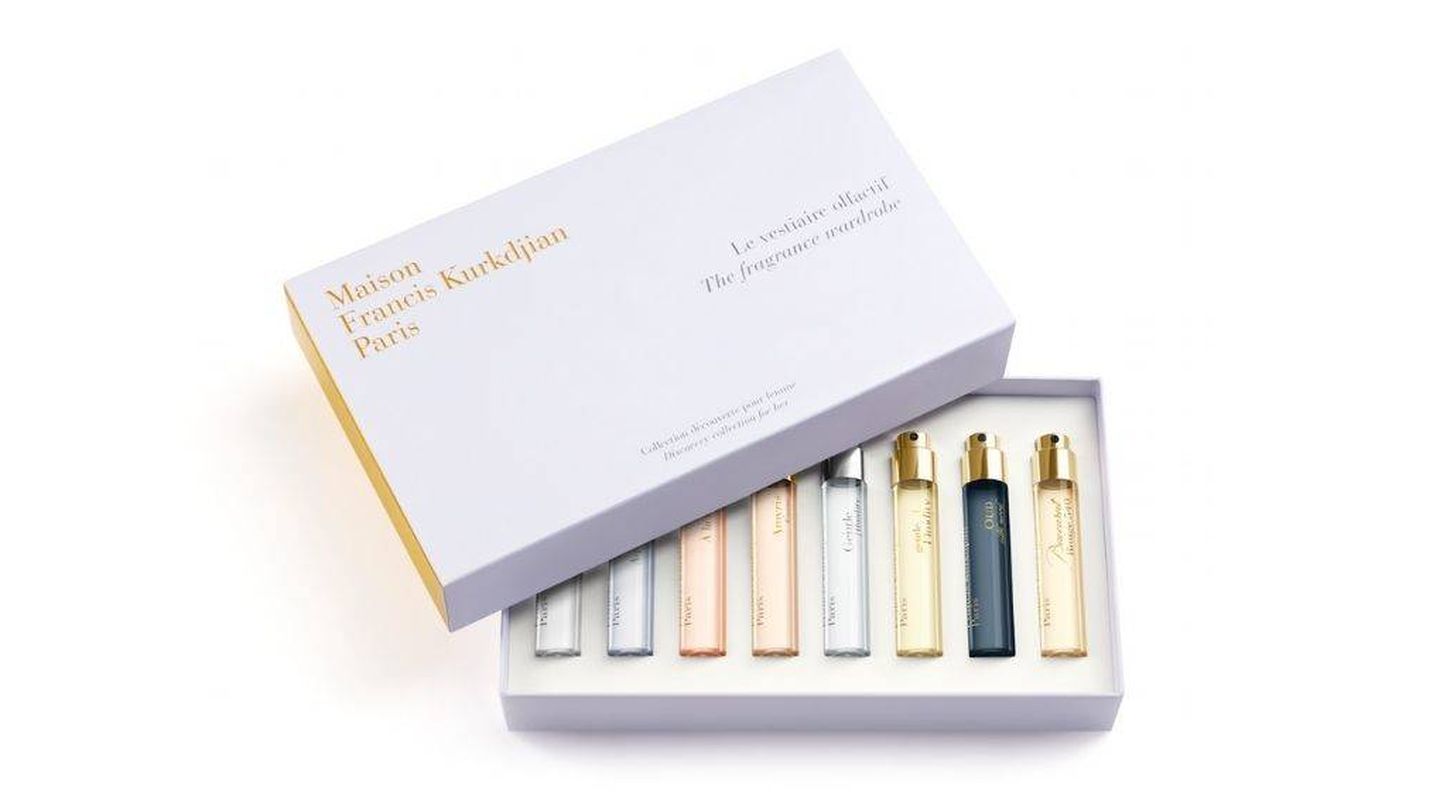 Vestiaire Olfactif for Her, de Maison Francis Kurkdjian (175 €, en Isolée). Incluye 8 perfumes diferentes.