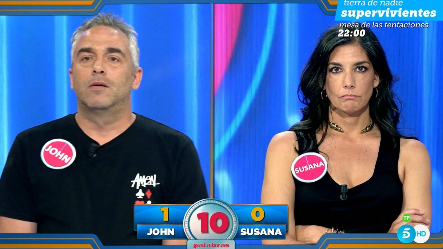 John y Susana, en '25 palabras'. (Telecinco)