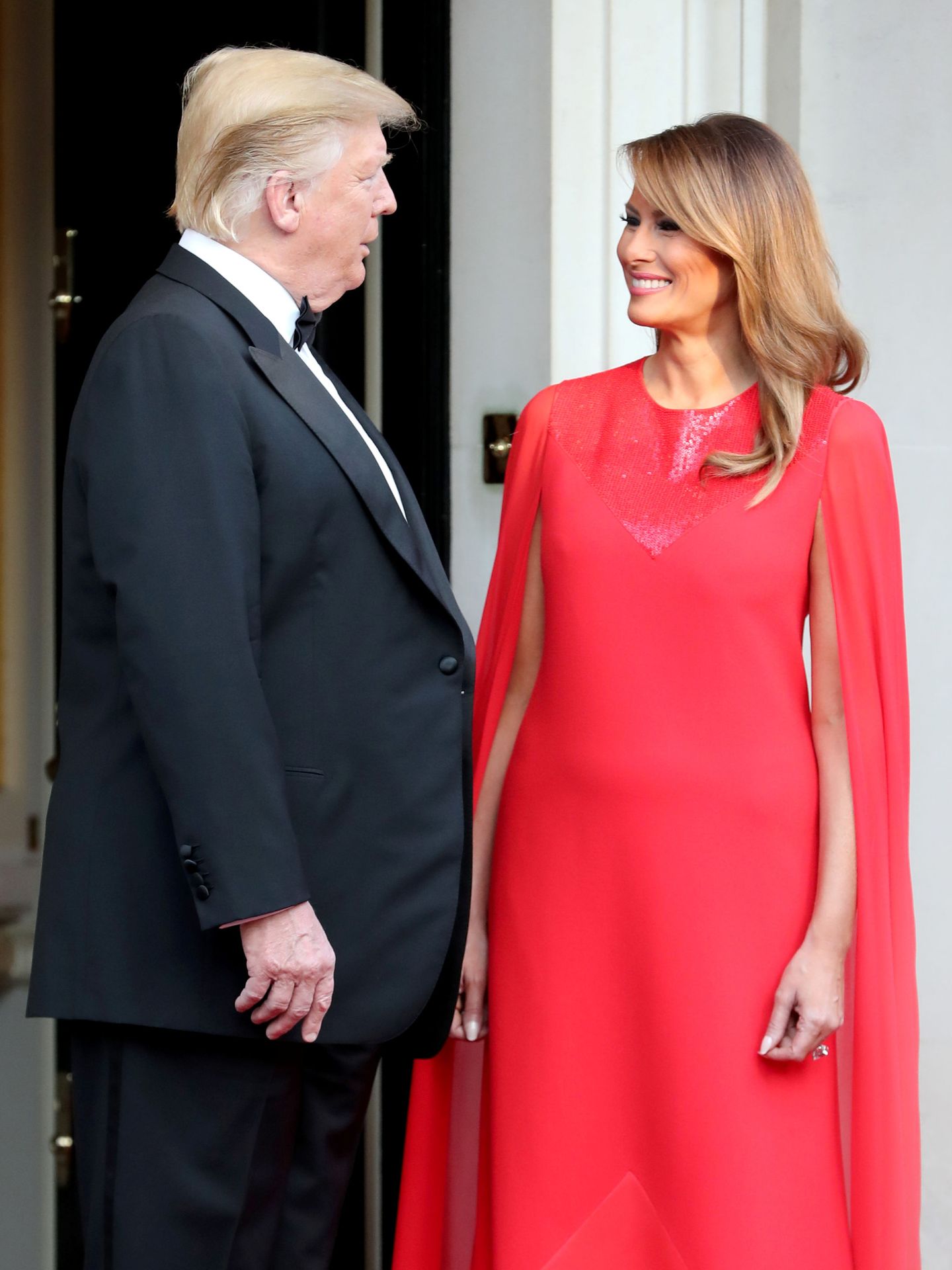 Melania y Donald. (Reuters)